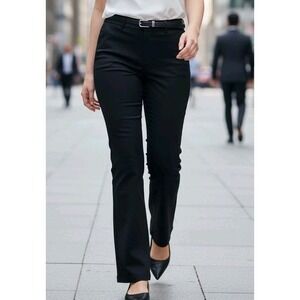 Banana Republic Womens Pants 10 Black Ryan Fit Dress Pants